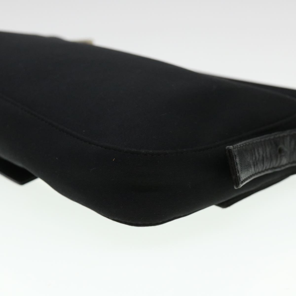FENDI Mamma Baguette Shoulder Bag Nylon Black 2321.26424.099 yk6286