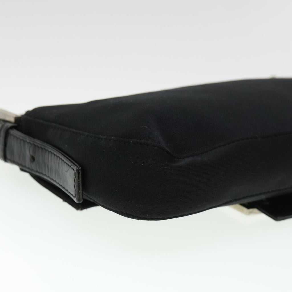 FENDI Mamma Baguette Shoulder Bag Nylon Black 2321.26424.099 yk6286