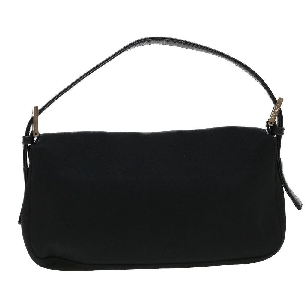 FENDI Mamma Baguette Shoulder Bag Nylon Black 2321.26424.099 yk6286