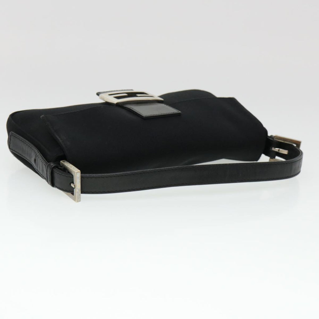 FENDI Mamma Baguette Shoulder Bag Nylon Black 2321.26424.099 yk6286