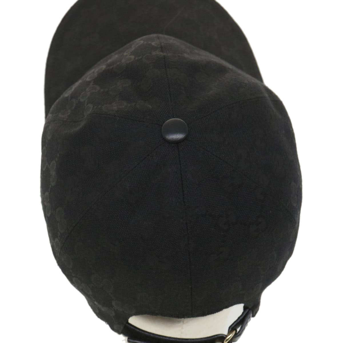 GUCCI GG Canvas Web Sherry Line Cap XL Black Red Green 200035 yk6297