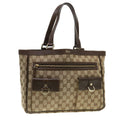 GUCCI GG Canvas Abbey Tote Bag Beige 146247 yk6299