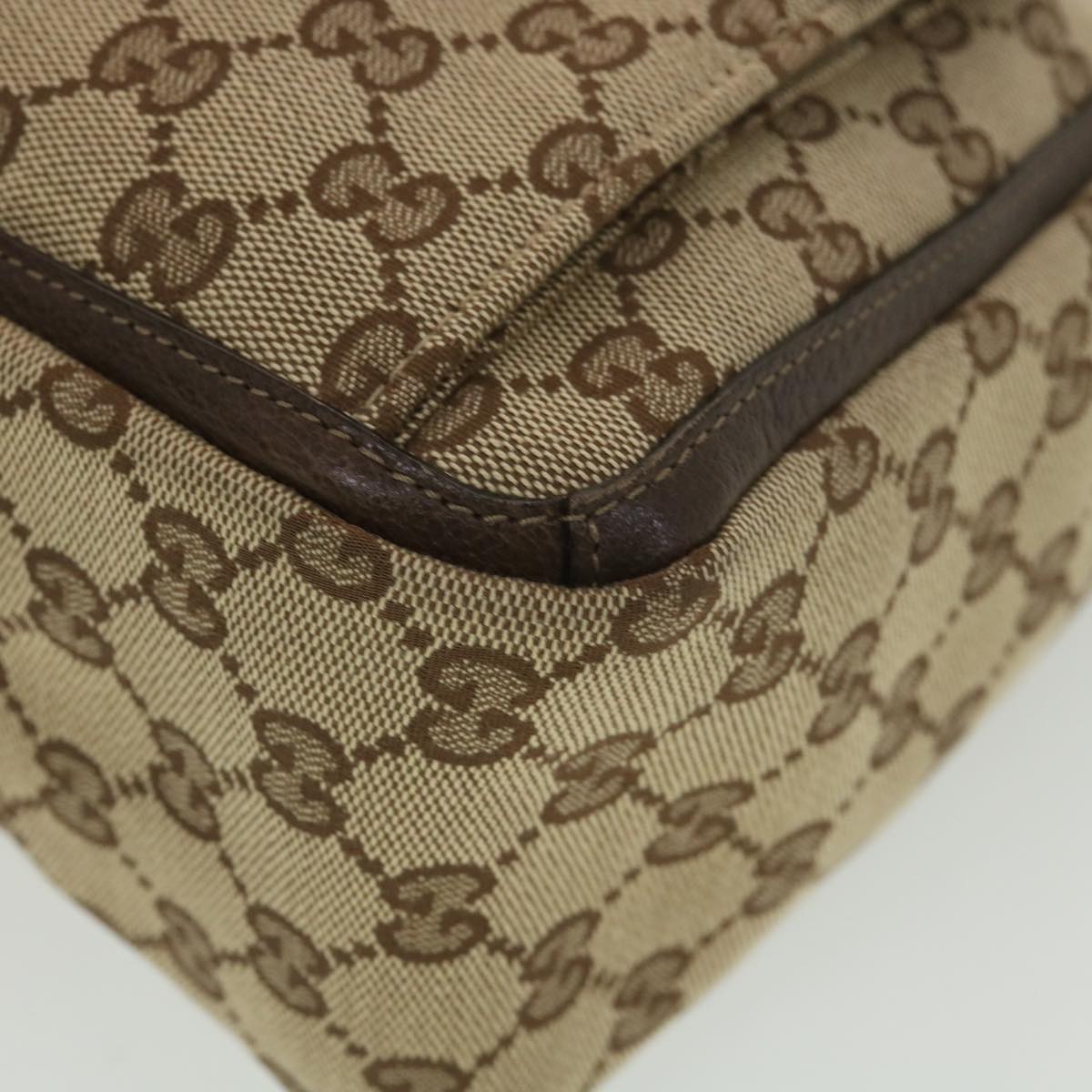 GUCCI GG Canvas Abbey Tote Bag Beige 146247 yk6299