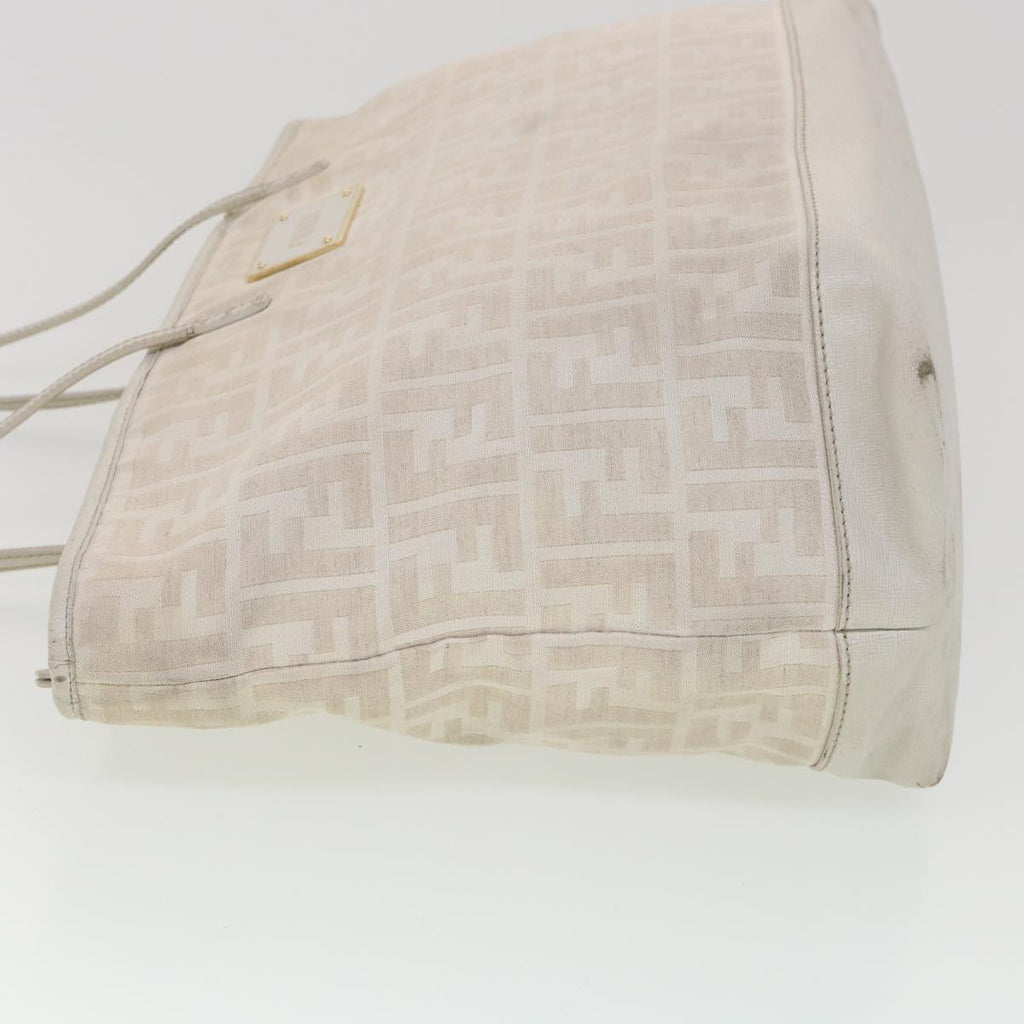FENDI Zucca Canvas Tote Bag White 8BH185-HKN-128-2550 yk6324