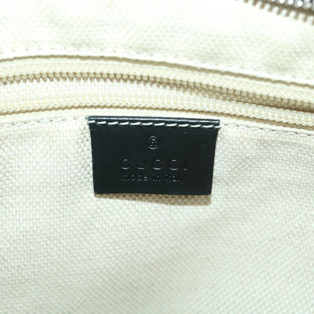 GUCCI GG Canvas Shoulder Bag Black 337598 yk6342