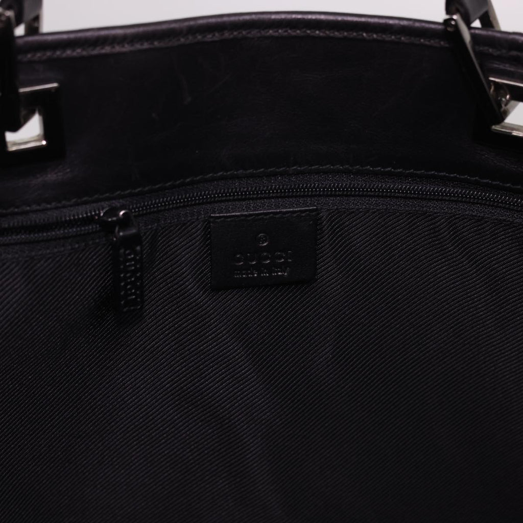GUCCI GG Canvas Tote Bag Black 31242 yk6422