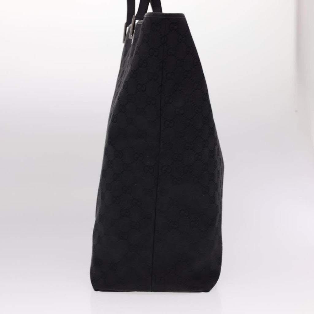 GUCCI GG Canvas Tote Bag Black 31242 yk6422