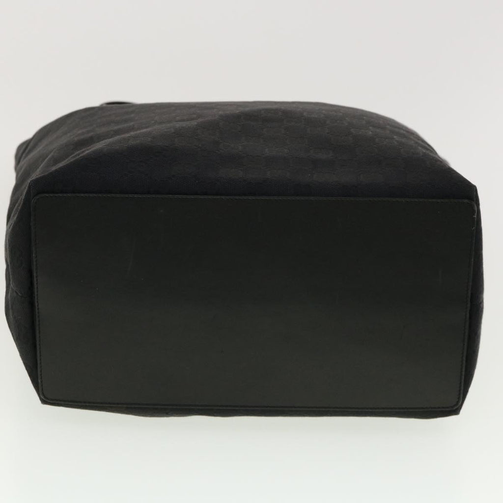 GUCCI GG Canvas Tote Bag Black 31242 yk6422