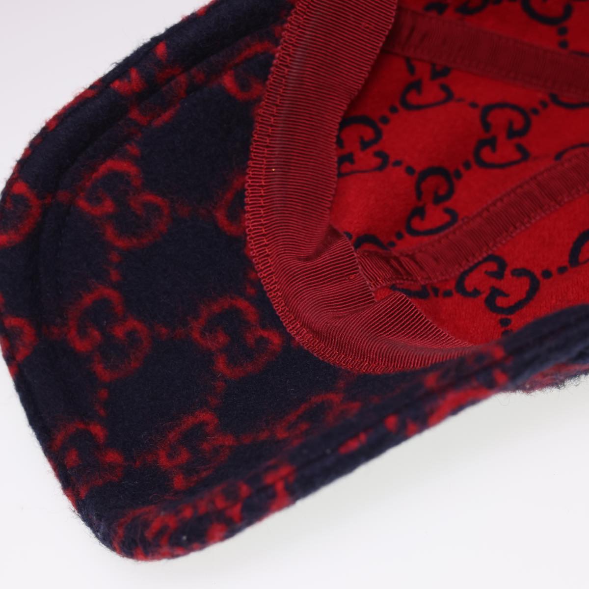 GUCCI Cap Wool M Red 517074 yk6463