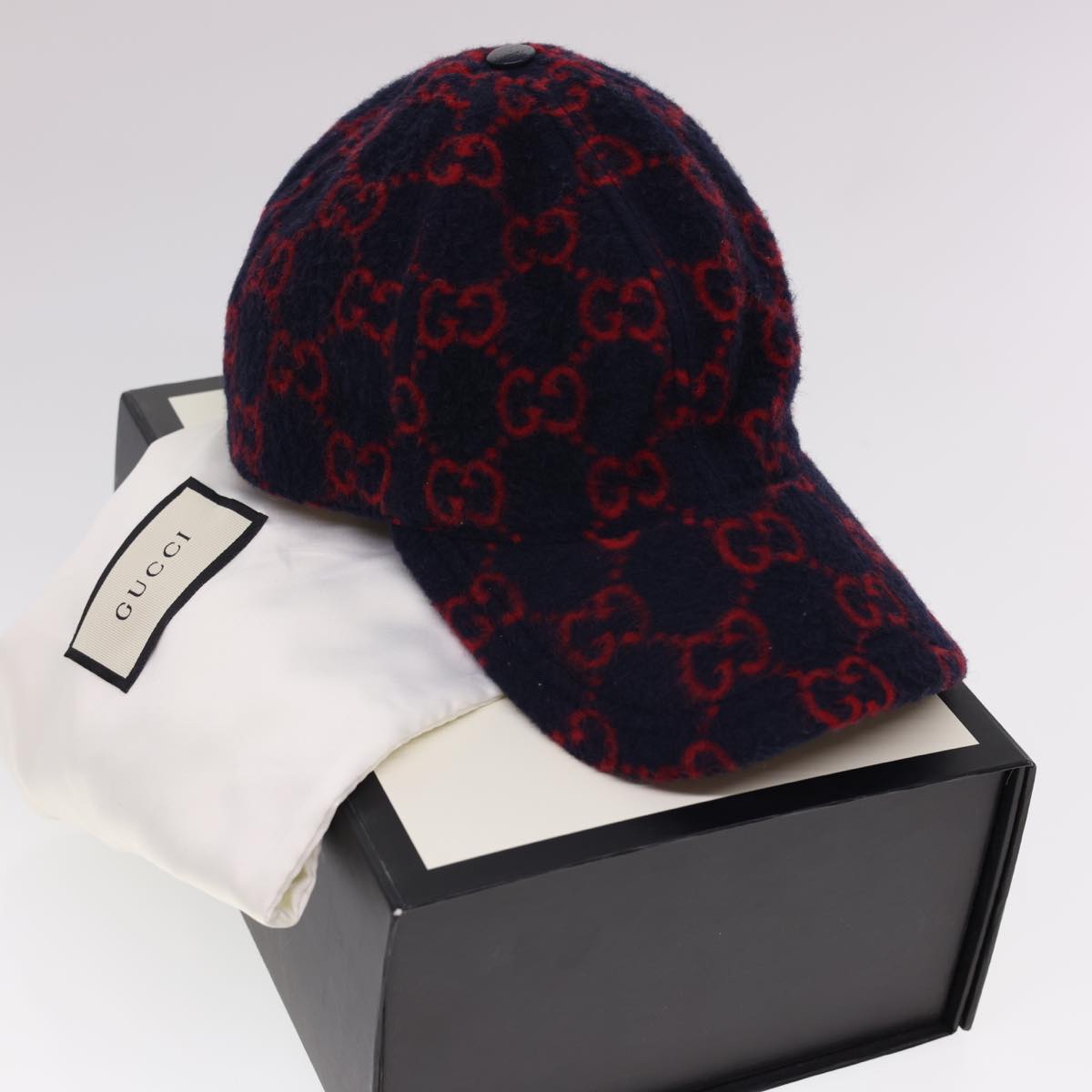 GUCCI Cap Wool M Red 517074 yk6463