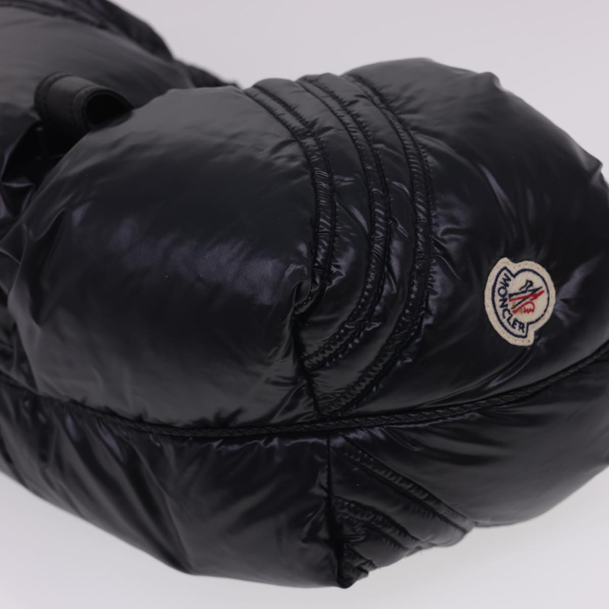FENDI Spy Hand Bag Moncler Collaboration Nylon Black yk6510