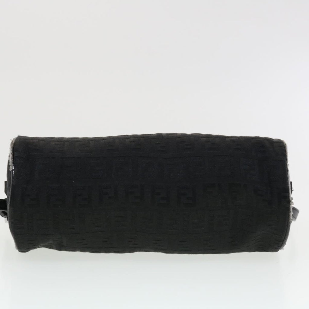 FENDI Zucchino Canvas Accessory Pouch Black 2370-7N0016028 yk6647B