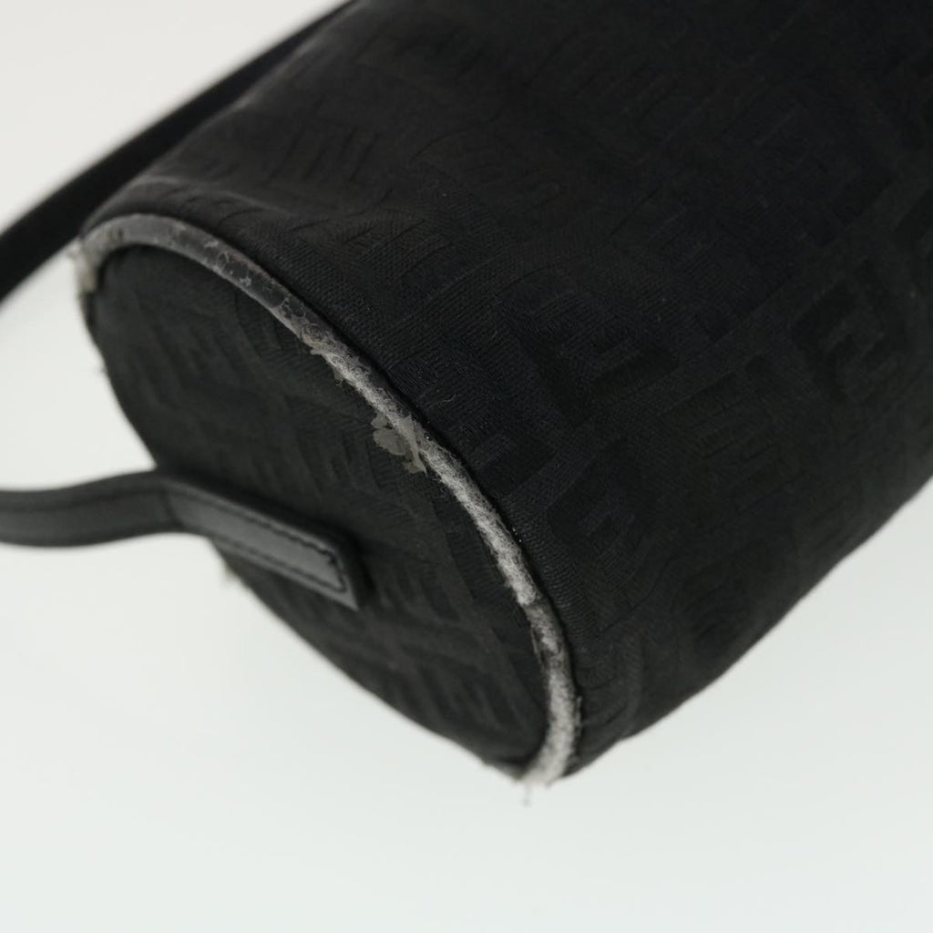 FENDI Zucchino Canvas Accessory Pouch Black 2370-7N0016028 yk6647B