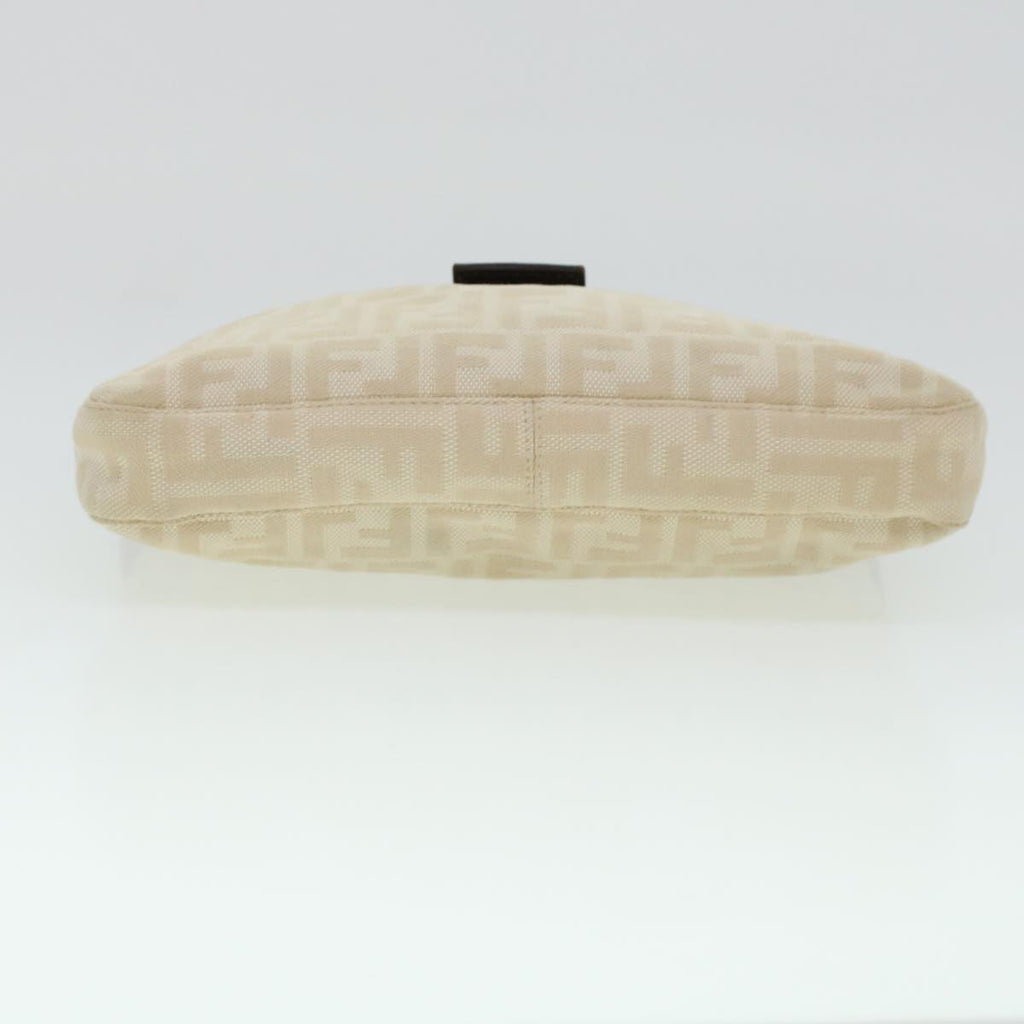 FENDI Zucca Canvas Mamma Baguette Shoulder Bag Beige 222826569008 yk6695B