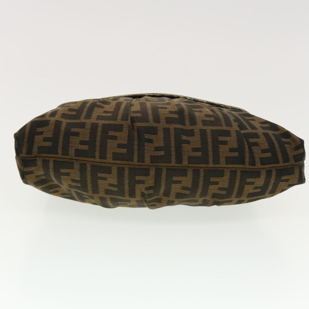FENDI Zucca Canvas Shoulder Bag Black Brown 2415-8BR445-RVC-059 yk6746B