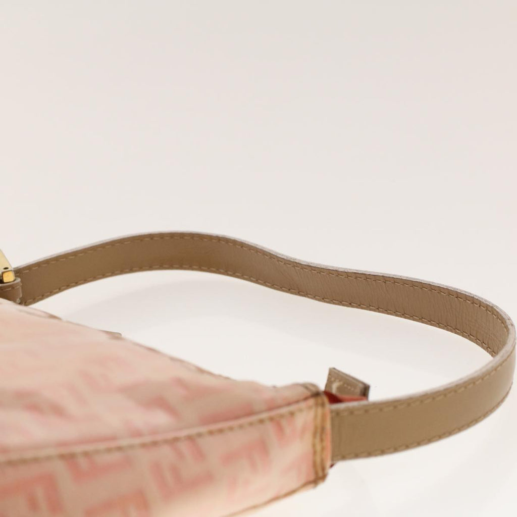 FENDI Zucchino Canvas Hand Bag Patent leather Orange 010.26810.018 yk6878B
