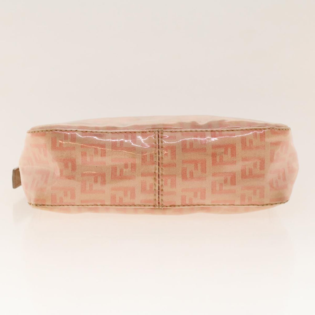 FENDI Zucchino Canvas Hand Bag Patent leather Orange 010.26810.018 yk6878B