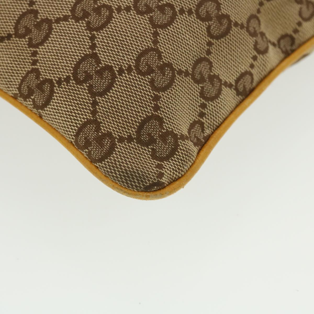 GUCCI GG Canvas Sherry Line Shoulder Bag Beige Brown 146309 yk6879B