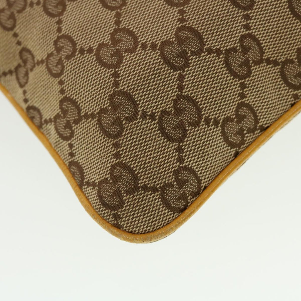 GUCCI GG Canvas Sherry Line Shoulder Bag Beige Brown 146309 yk6879B