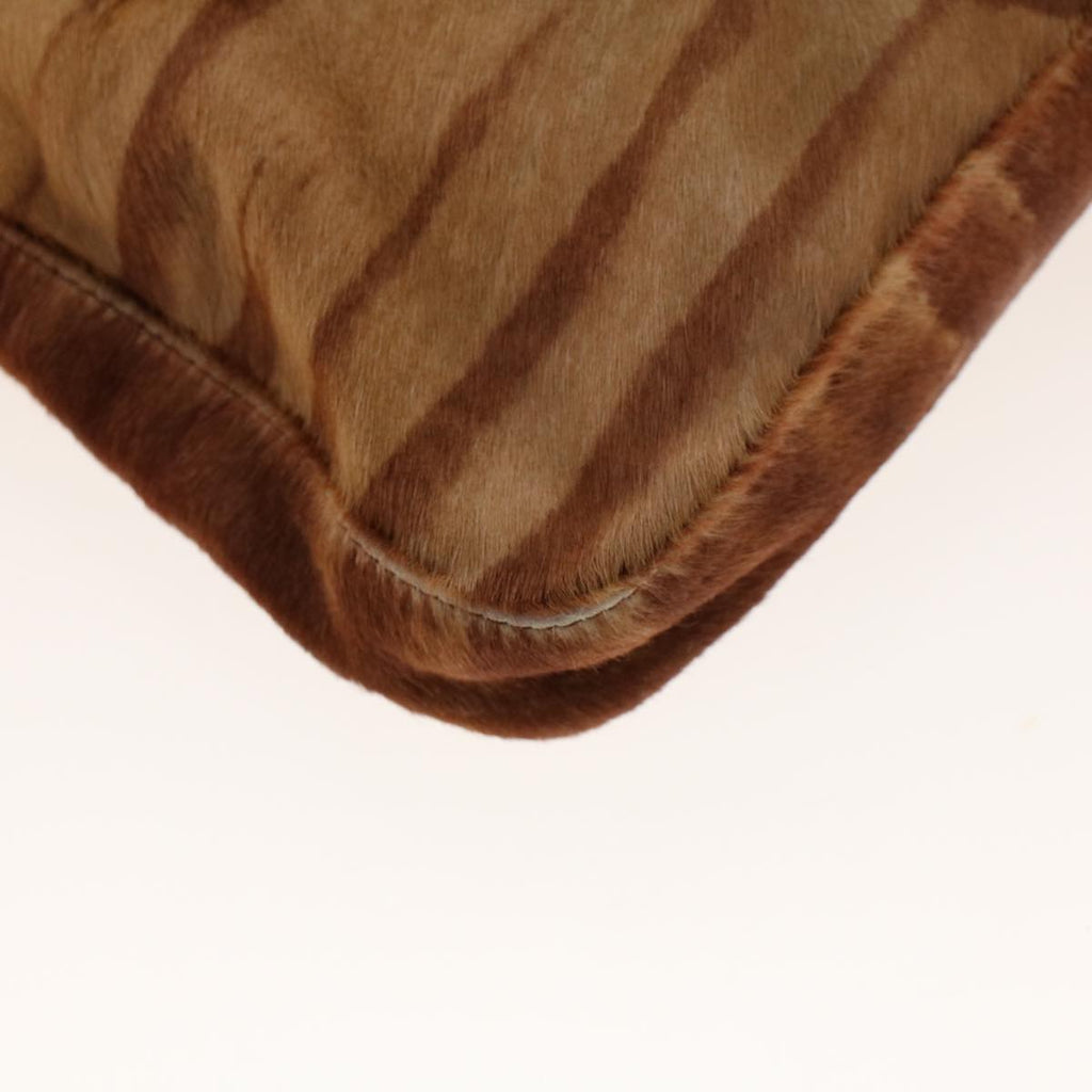 FENDI Mamma Baguette Shoulder Bag Harako leather Brown 2354/26569 yk6885B