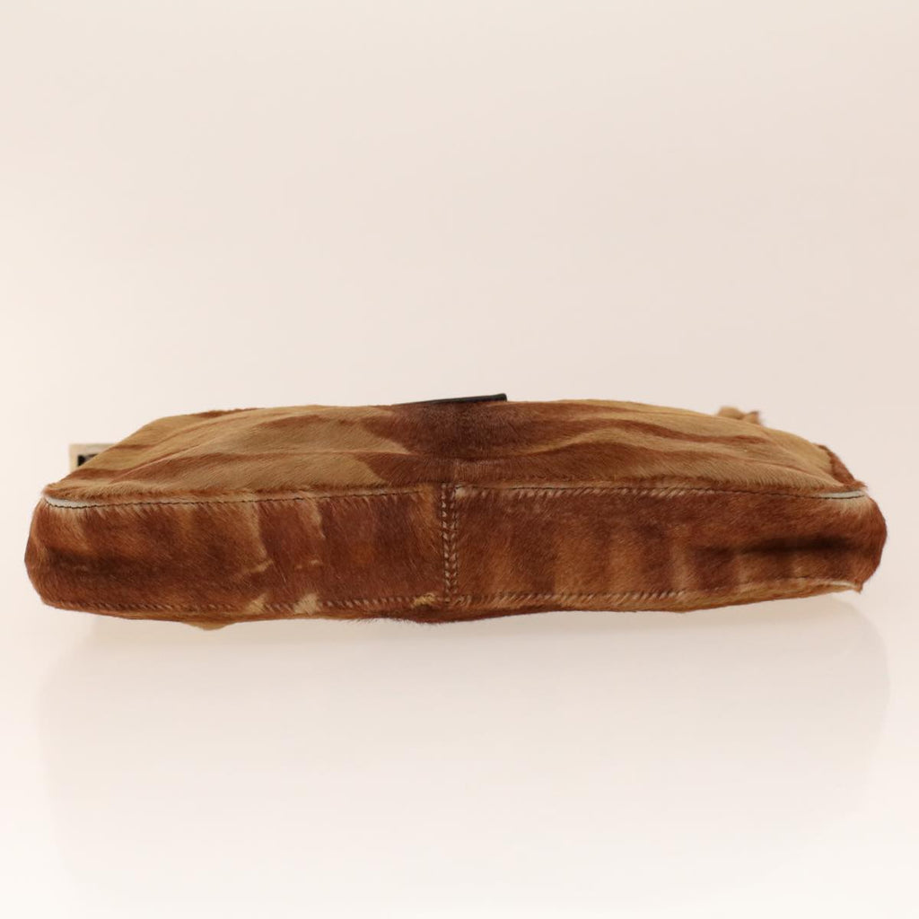 FENDI Mamma Baguette Shoulder Bag Harako leather Brown 2354/26569 yk6885B