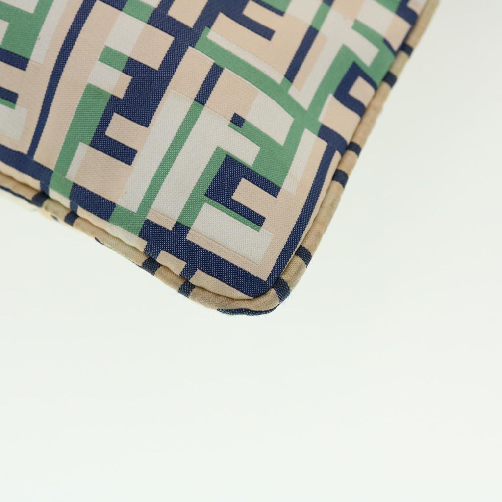 FENDI Zucca Canvas Tote Bag Green yk6886B