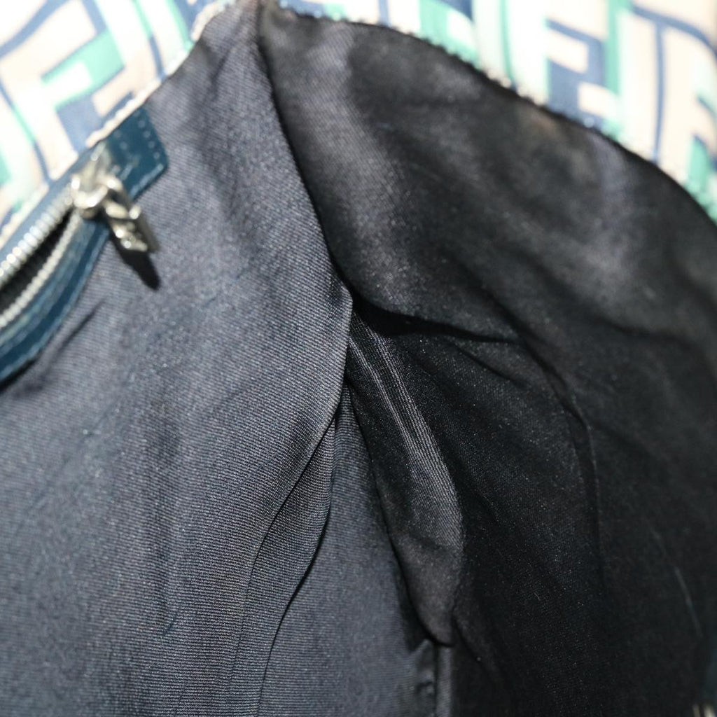 FENDI Zucca Canvas Tote Bag Green yk6886B
