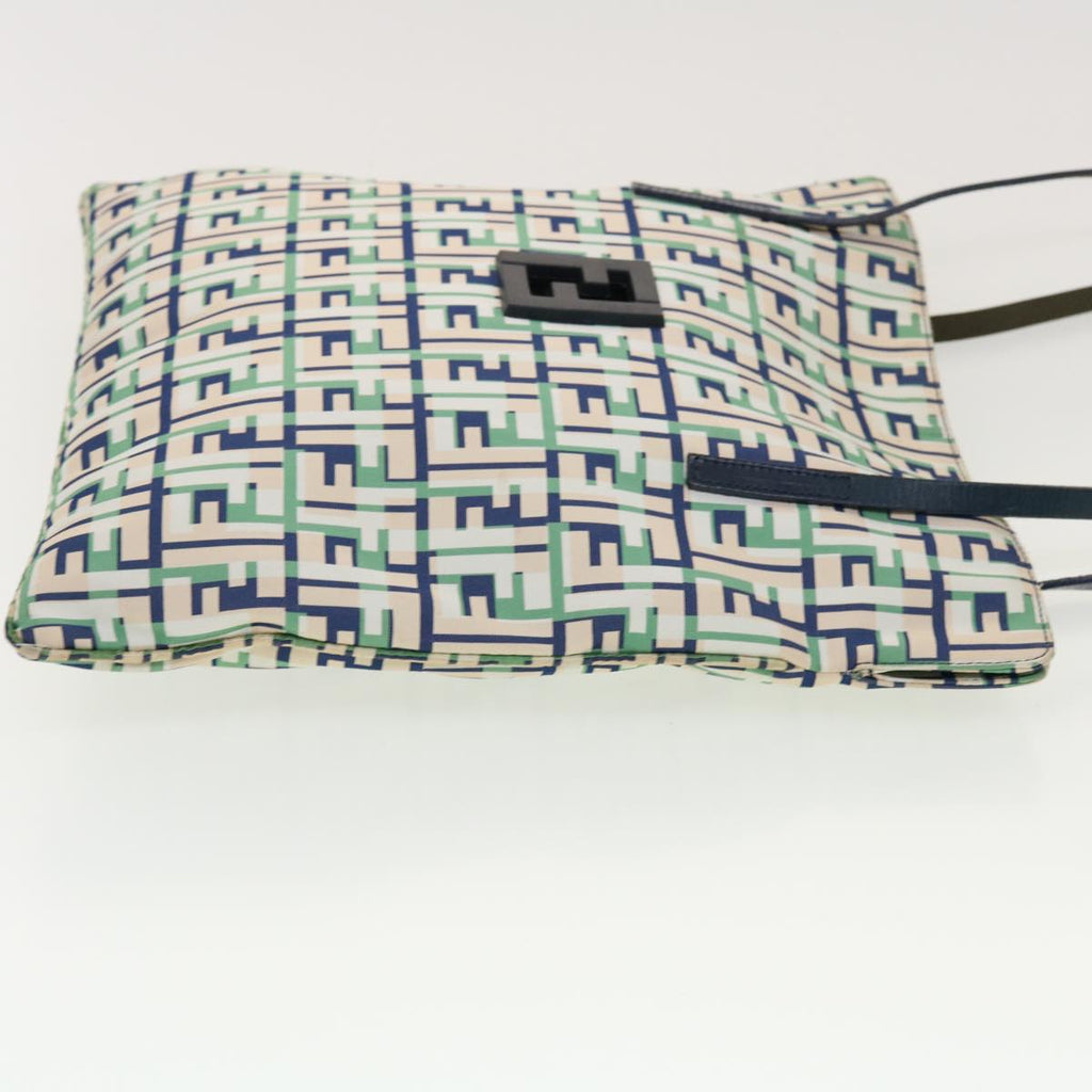 FENDI Zucca Canvas Tote Bag Green yk6886B