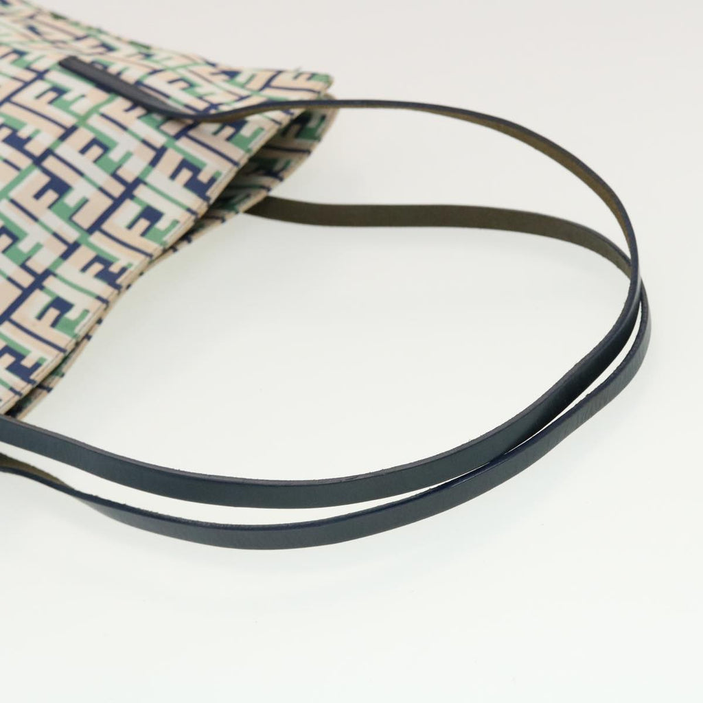FENDI Zucca Canvas Tote Bag Green yk6886B