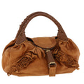 FENDI Spy Bag Hand Bag Leather Brown 2305/8BR511/UN2/068 yk6891B