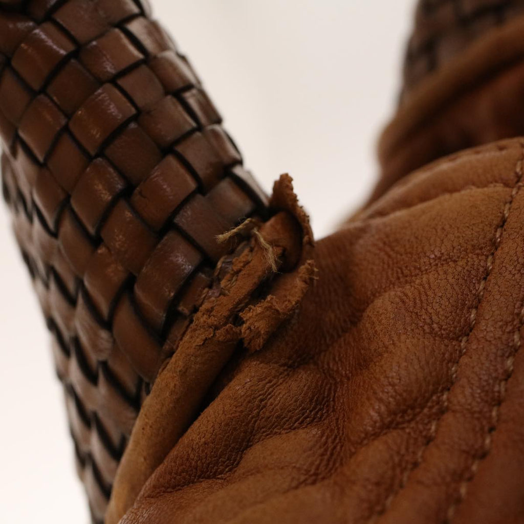 FENDI Spy Bag Hand Bag Leather Brown 2305/8BR511/UN2/068 yk6891B