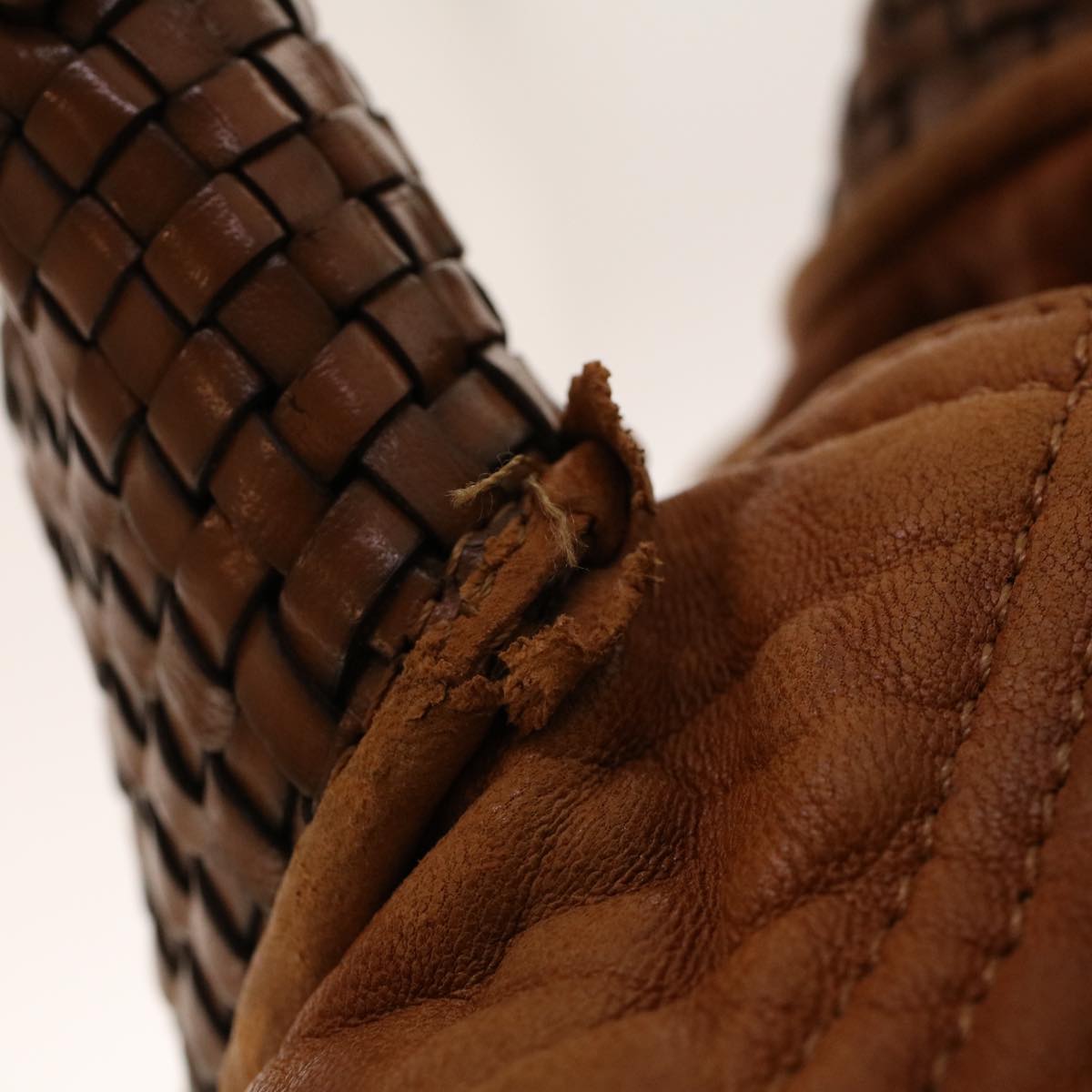 FENDI Spy Bag Hand Bag Leather Brown 2305/8BR511/UN2/068 yk6891B