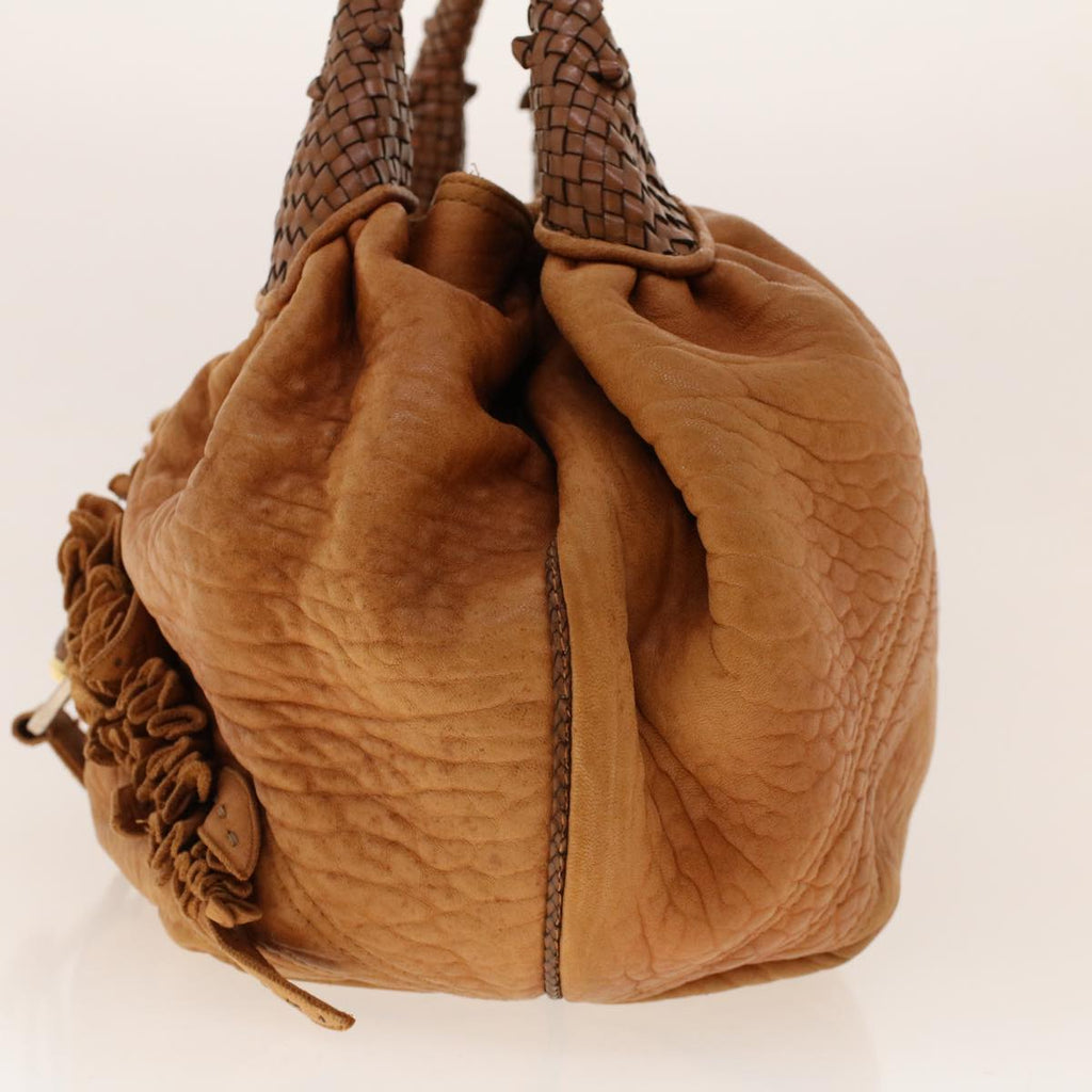 FENDI Spy Bag Hand Bag Leather Brown 2305/8BR511/UN2/068 yk6891B