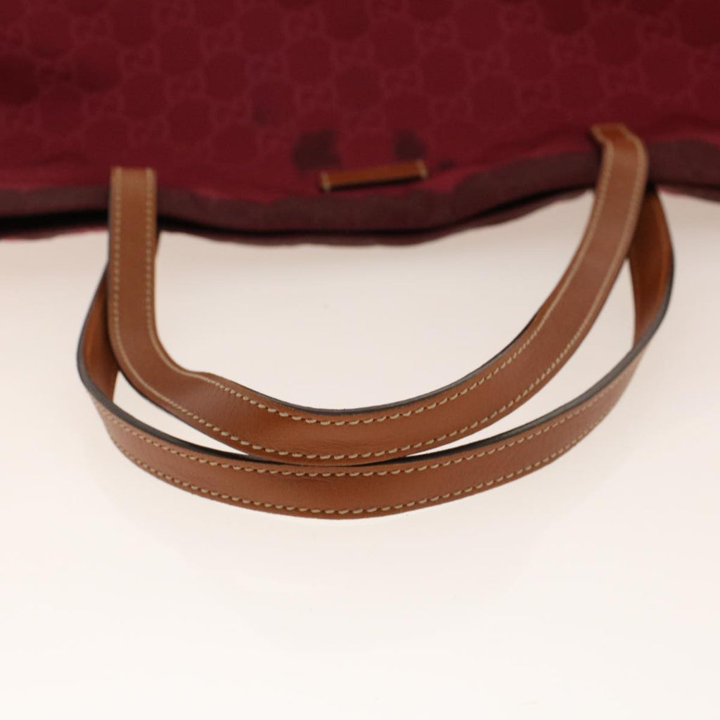 GUCCI GG Canvas Tote Bag Red 295252 yk6894B
