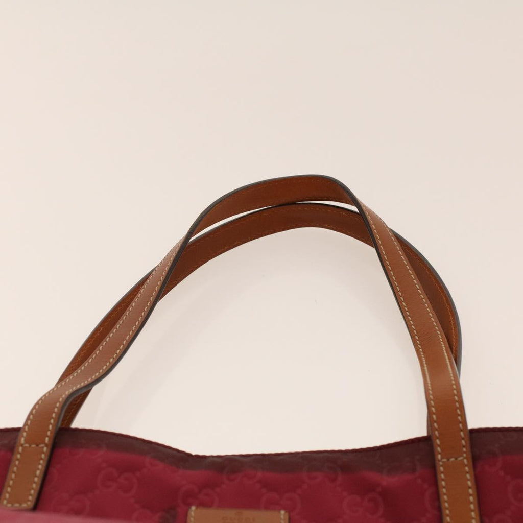 GUCCI GG Canvas Tote Bag Red 295252 yk6894B
