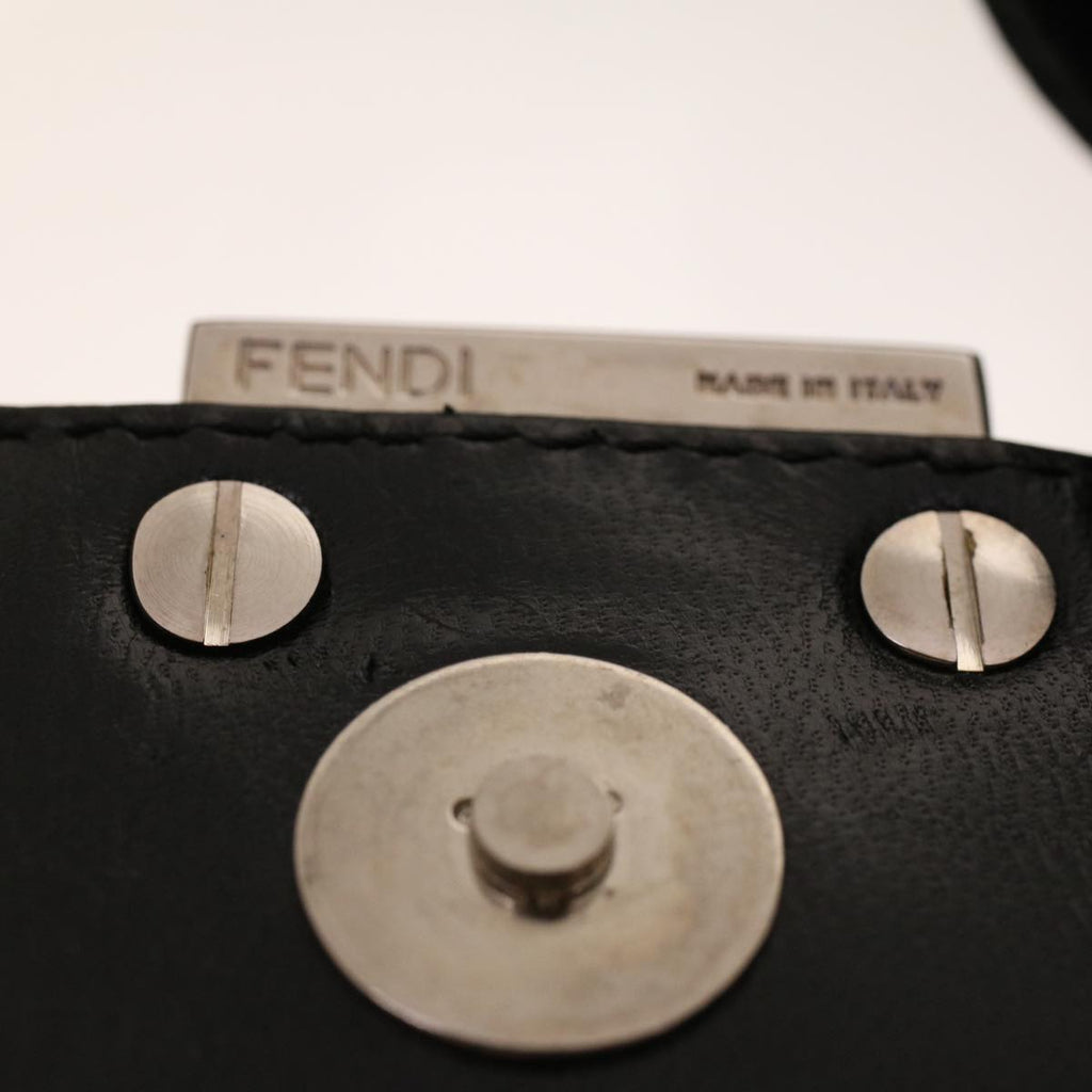 FENDI Mamma Baguette Shoulder Bag Nylon Black 2321.26686.009 yk6907B
