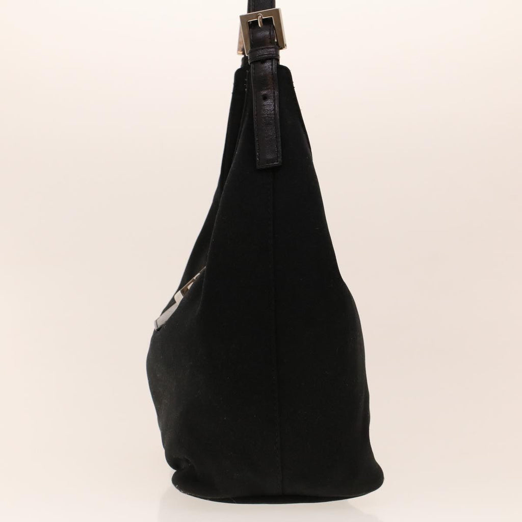 FENDI Mamma Baguette Shoulder Bag Nylon Black 2321.26686.009 yk6907B