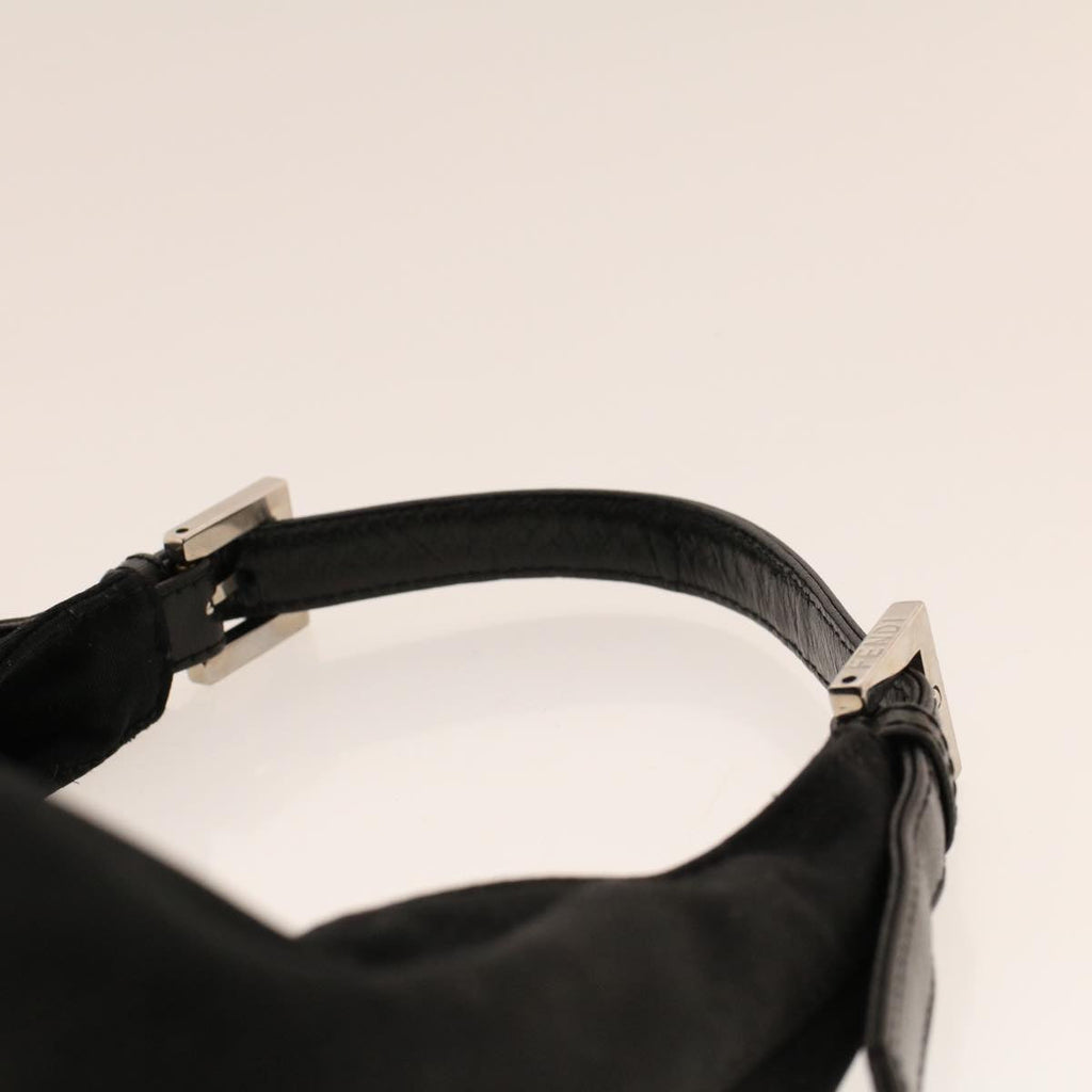 FENDI Mamma Baguette Shoulder Bag Nylon Black 2321.26686.009 yk6907B