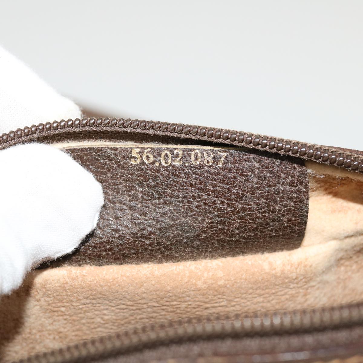 GUCCI GG Canvas Web Sherry Line Shoulder Bag Beige Red 56.02.087 yk6994B