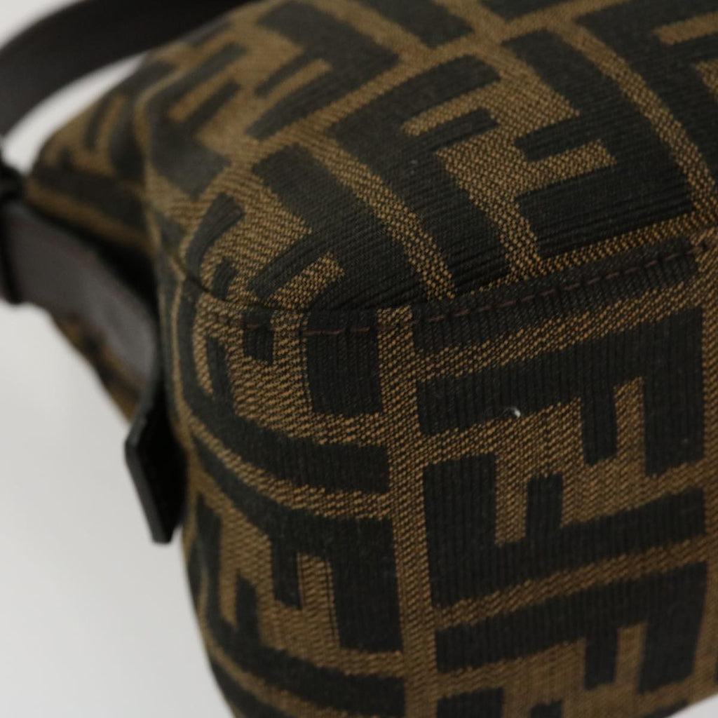 FENDI Zucca Canvas Mamma Baguette Shoulder Bag Brown 2305.26725.008 yk7016B