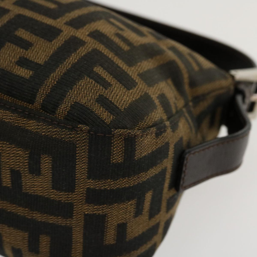 FENDI Zucca Canvas Mamma Baguette Shoulder Bag Brown 2305.26725.008 yk7016B