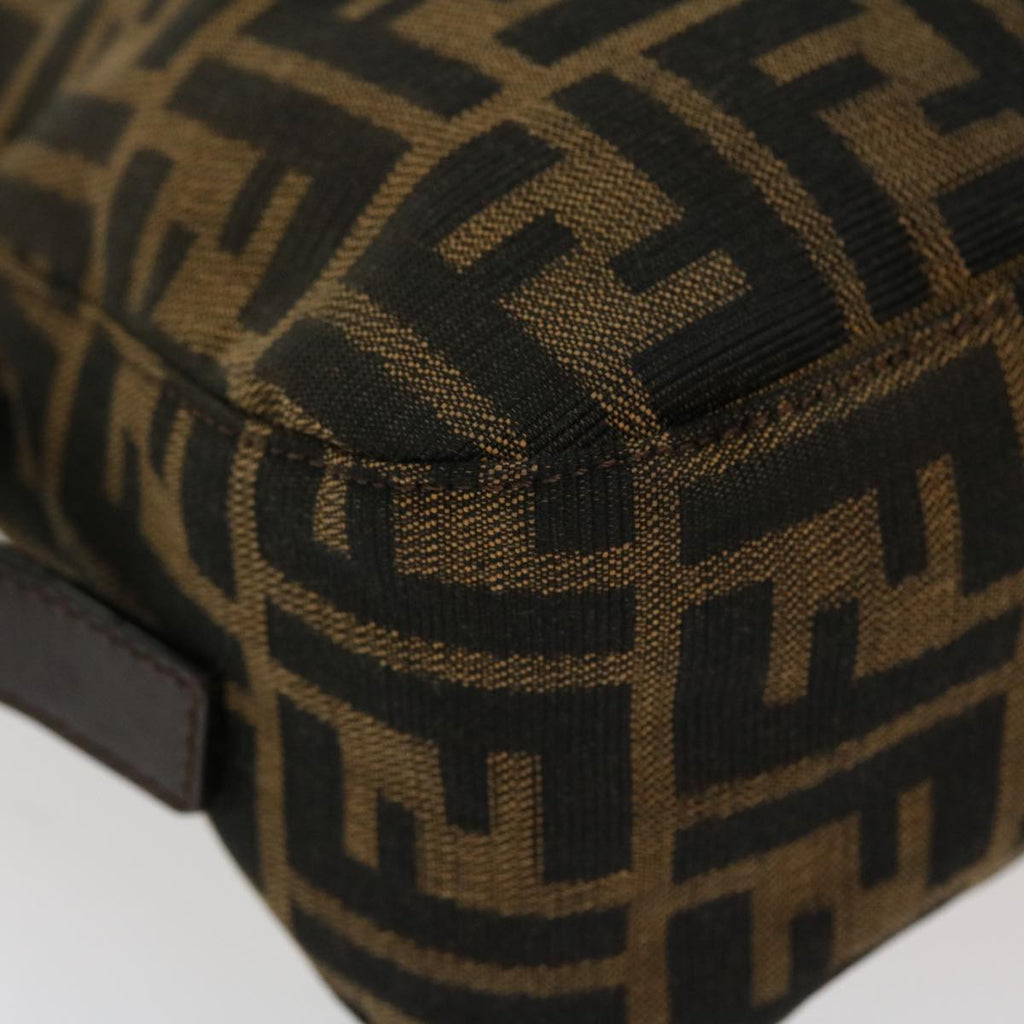 FENDI Zucca Canvas Mamma Baguette Shoulder Bag Brown 2305.26725.008 yk7016B