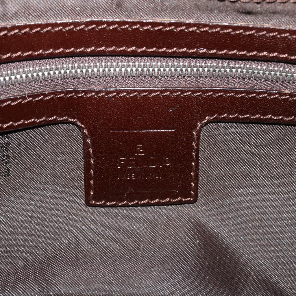 FENDI Zucca Canvas Mamma Baguette Shoulder Bag Brown 2305.26725.008 yk7016B