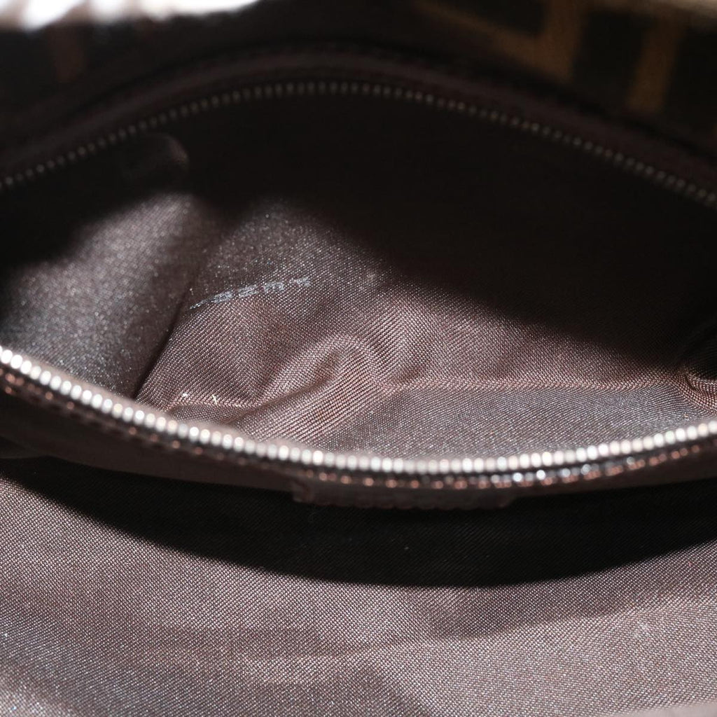 FENDI Zucca Canvas Mamma Baguette Shoulder Bag Brown 2305.26725.008 yk7016B