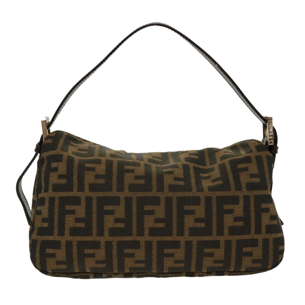 FENDI Zucca Canvas Mamma Baguette Shoulder Bag Brown 2305.26725.008 yk7016B