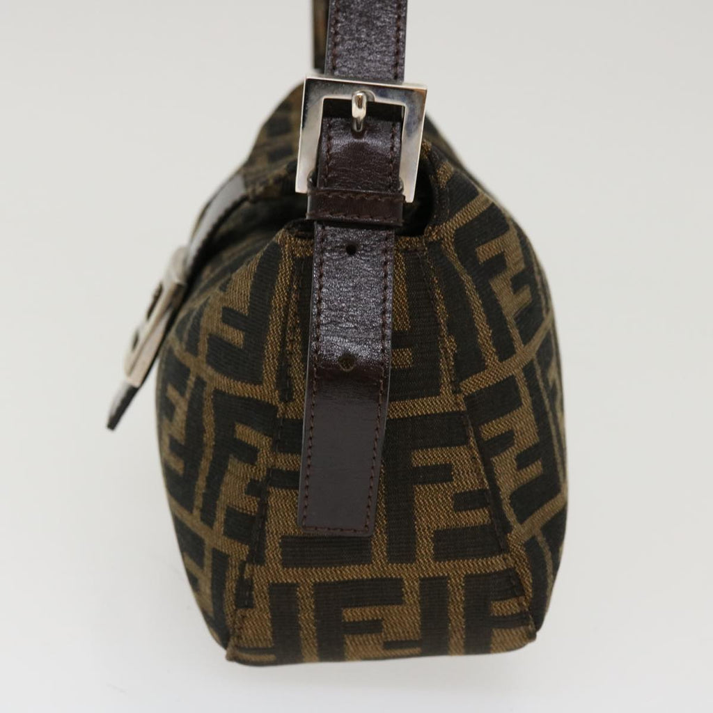FENDI Zucca Canvas Mamma Baguette Shoulder Bag Brown 2305.26725.008 yk7016B