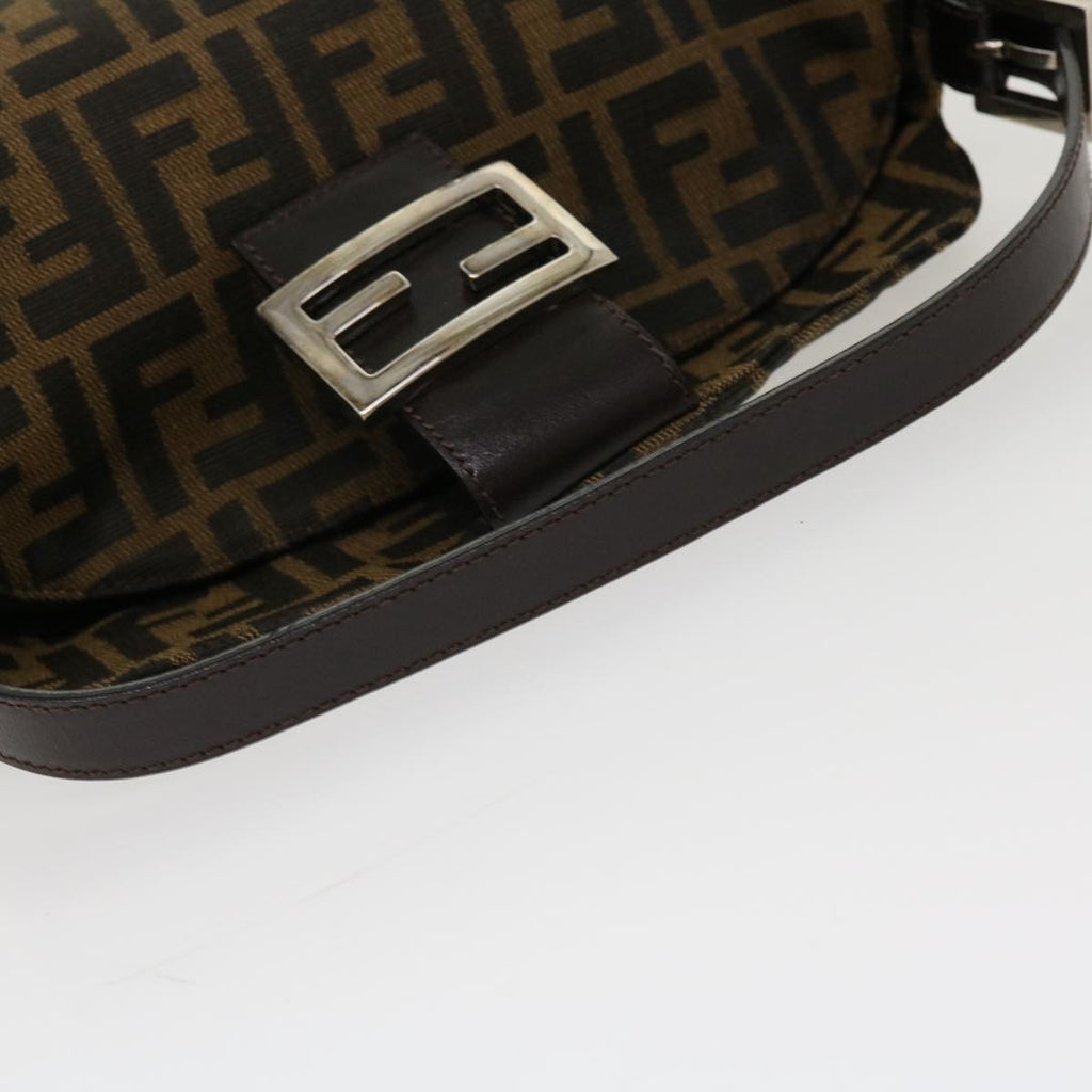 FENDI Zucca Canvas Mamma Baguette Shoulder Bag Brown 2305.26725.008 yk7016B