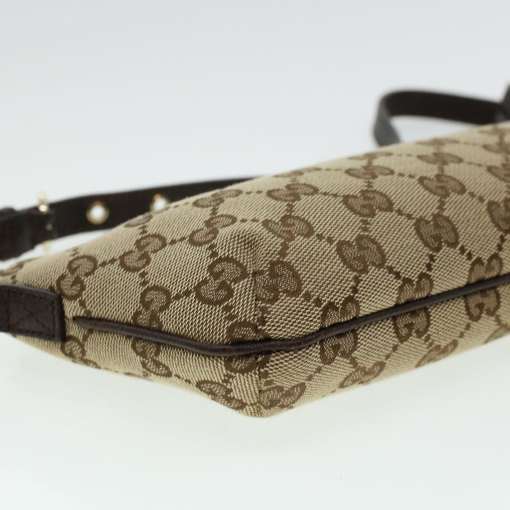 GUCCI GG Canvas Shoulder Bag Beige 190393 yk7036B