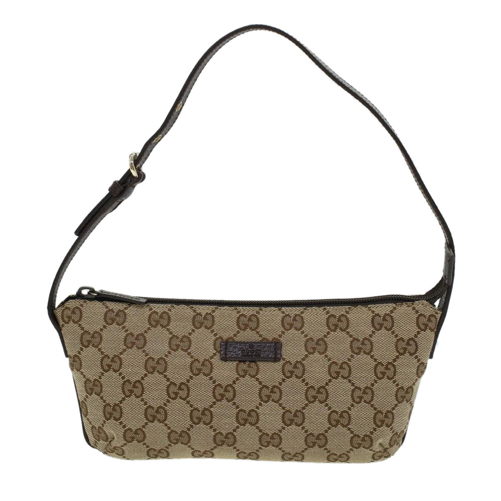 GUCCI GG Canvas Shoulder Bag Beige 190393 yk7036B