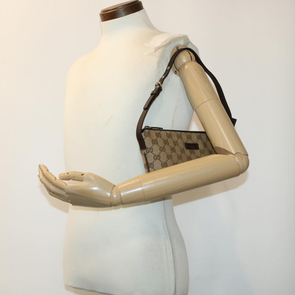 GUCCI GG Canvas Shoulder Bag Beige 190393 yk7036B